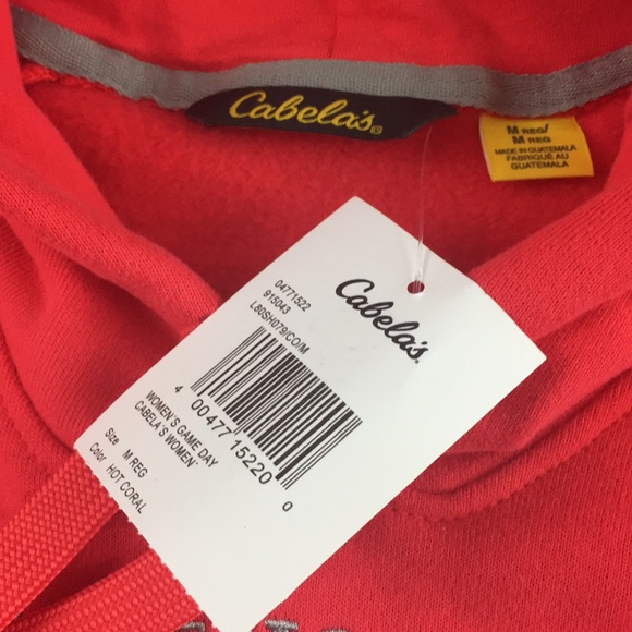 Cabelas Game Day Hoodie NWT - Picture 7 of 8